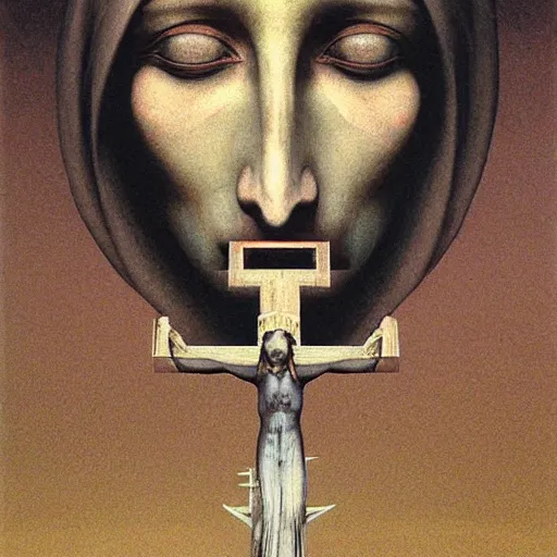 Image similar to our lady of sorrows by zdzisław beksinski, by zdzisław beksinski, by zdzisław beksinski, by zdzisław beksinski, by zdzisław beksinski