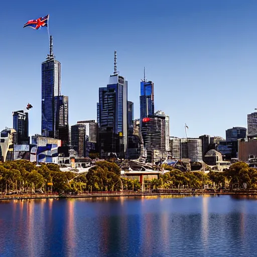 Prompt: melbourne australia in the future