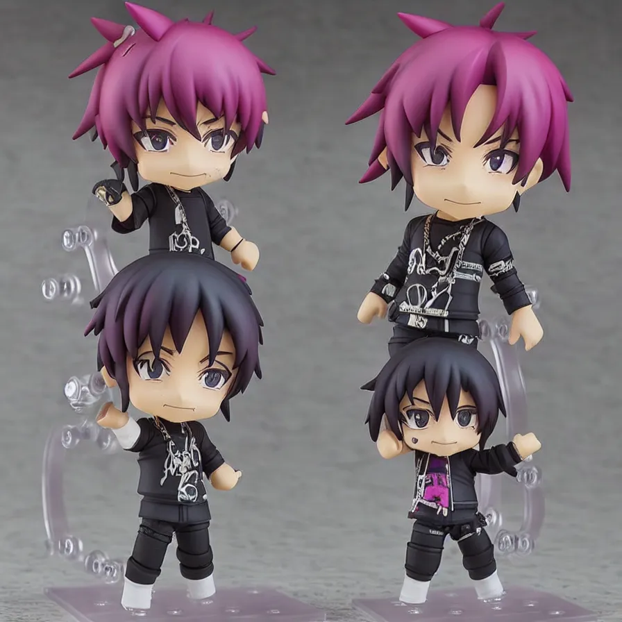 Image similar to lil uzi vert, an anime nendoroid of lil uzi vert, figurine, detailed product photo