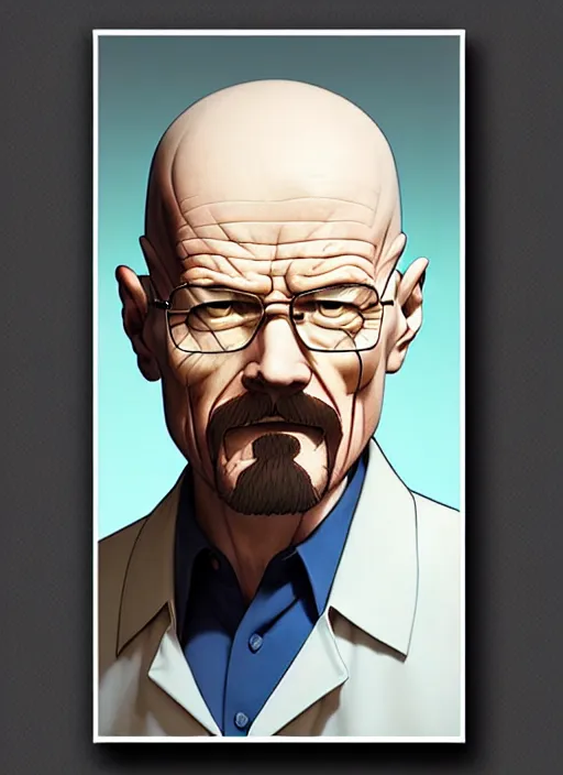 Prompt: cute walter white, natural lighting, path traced, highly detailed, high quality, digital painting, by don bluth and ross tran and studio ghibli and alphonse mucha, artgerm