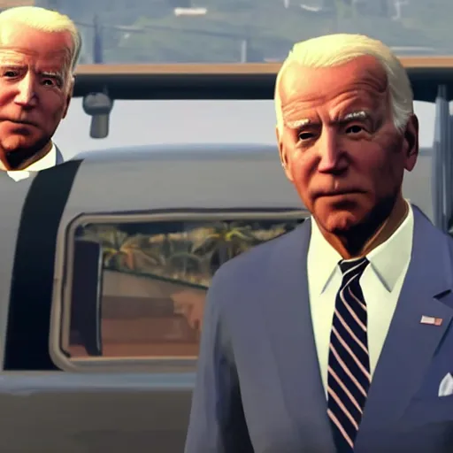 Image similar to joe biden in gta v