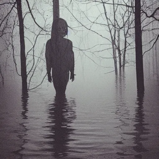 Prompt: Flooded Liminal Spaces trending on /r/creepy