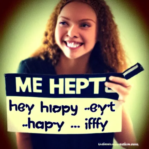 Prompt: me but having a happy life