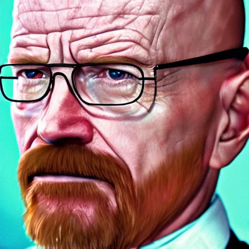 Prompt: walter white, oil painting, octane render, 8 0 s camera, portrait