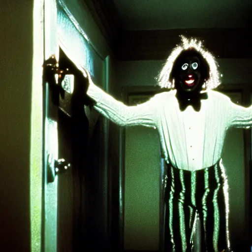 Image similar to Beetlejuice , film still from the movie The Shining