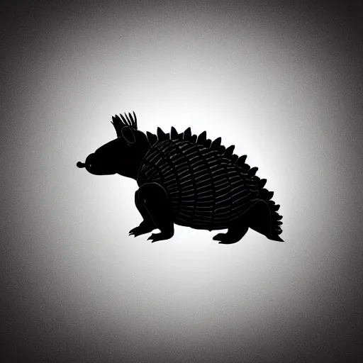 Image similar to black t-shirt, armadillo American patriot, a 3d design, superrealism 8k resolution