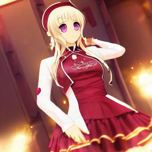 Image similar to beautiful full body image of archer saber rin illya chloe caster merged together, high details, high resolution, | | very very anime!!!, fine - face, realistic shaded perfect face, fine details. anime. realistic shaded lighting