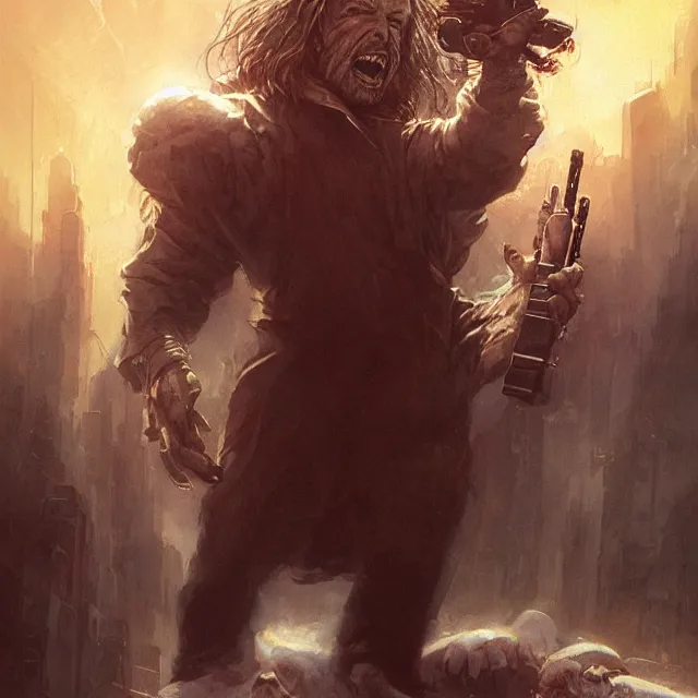 Image similar to the thing john carpenter, by stanley artgerm lau, wlop, rossdraws, frank frazetta, andrei riabovitchev, marc simonetti