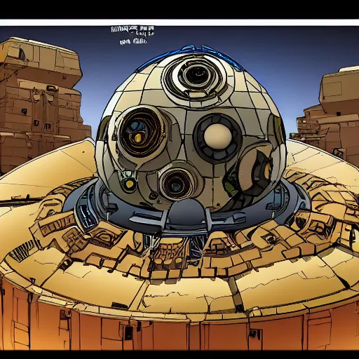 Image similar to ultrarealistic technodrome