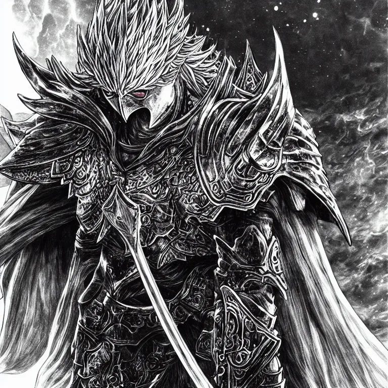 Image similar to The Nameless King, detailed illustration by Yoshitaka Amano