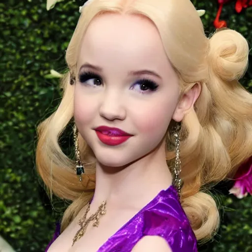 Image similar to queen mal from descendants, disney, dove cameron