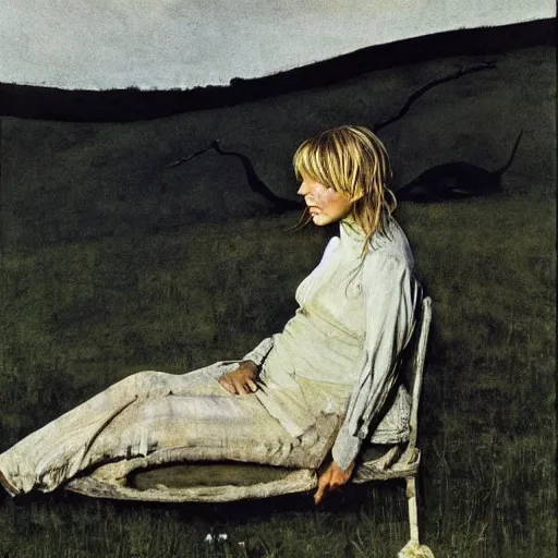Prompt: artwork by Andrew Wyeth