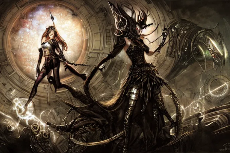 Image similar to sparkpunk labyrinth by aleksi briclot,