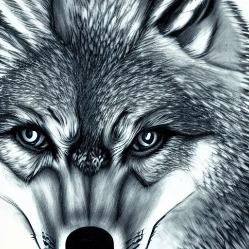 Image similar to a anthro wolf, furry artwork