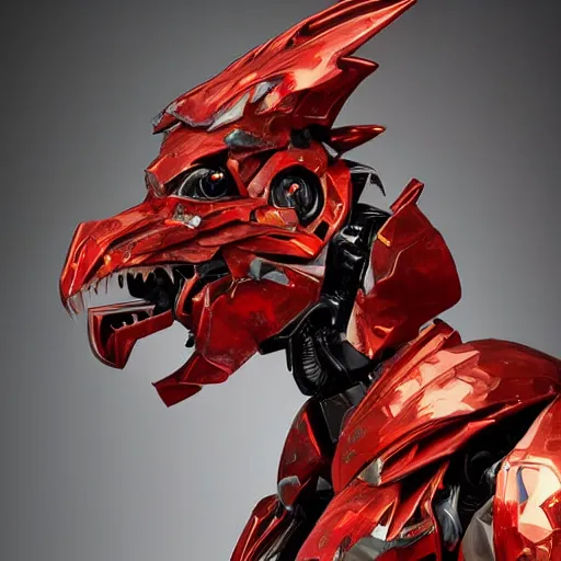 Prompt: stunning bust of a beautiful anthropomorphic humanoid robot mecha female dragon, with smooth and streamlined armor, standing and posing elegantly, well detailed dragon head with epic LED eyes and a warm maw, sharp and sleek design, two arms, two legs, long tail, beautiful digital art, artstation, DeviantArt, FurAffinity, professional, depth of field, close-up, hd, octane render, sunset lighting