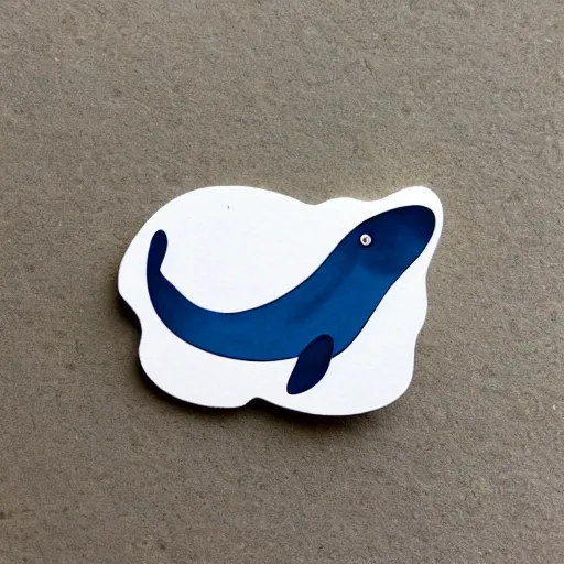 Prompt: a tiny whale