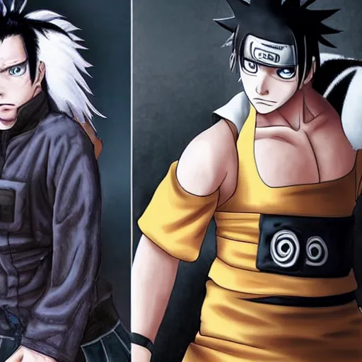 Image similar to Naruto as Till Lindemann