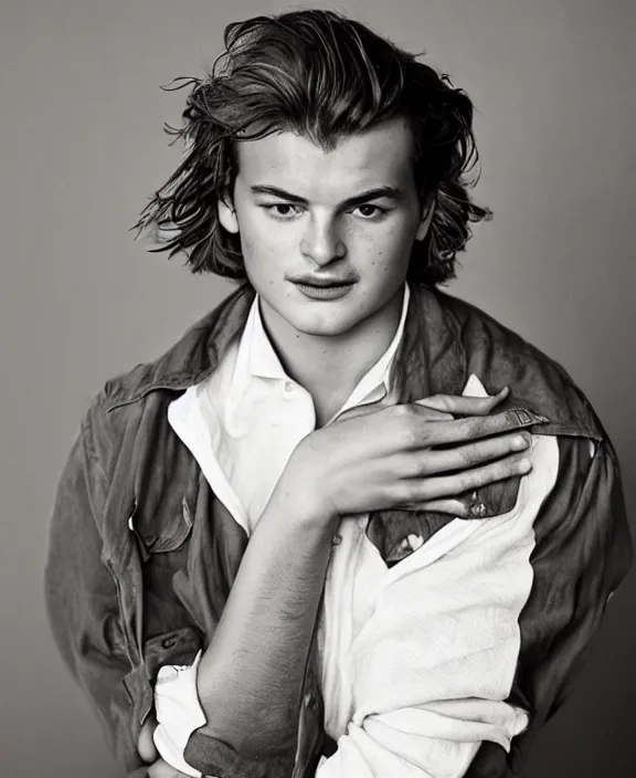 Image similar to joe keery by bruce weber