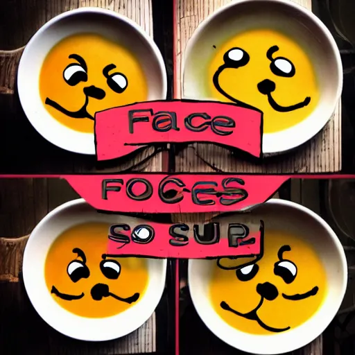 Image similar to face soup