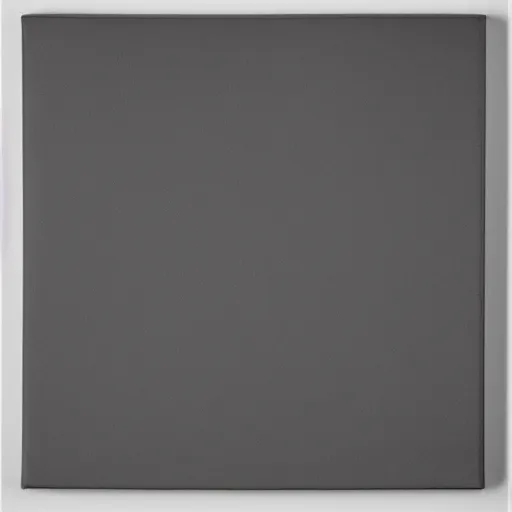 Image similar to filled square canvas of the blackest black ink by karl gerstner, solid color, full frame, 8 k scan, no border