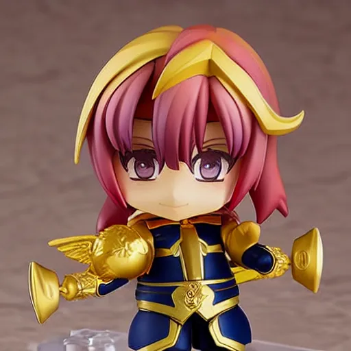 Image similar to miniature nendoroid of pegasus seiya