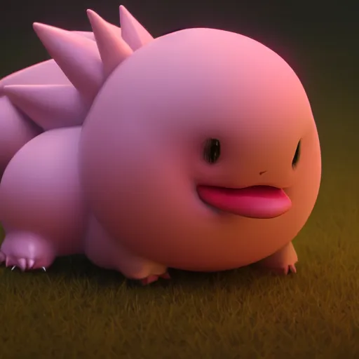 Prompt: photography of a realistic chansey animal, ultra detailed, 8 k, cinematic lighting, natural background, trending on artstation, pokemon