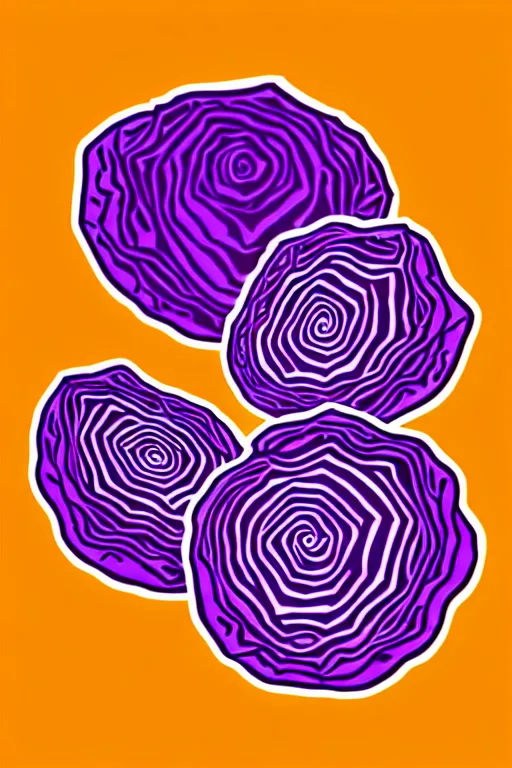 Image similar to cabbage logo in emoji style