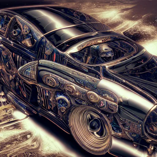 Prompt: jesus built my hotrod digital art, cosmic, 3 d high definition, trending on artstation, photorealistic, high resolution, vray, 8 k, octane, hyper detailed, insane details, intricate, elite, ornate, elegant trend, highly detailed and intricate, sharp focus, photography, unreal engine