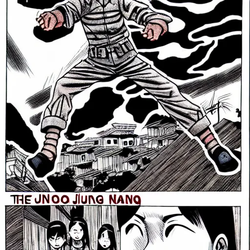 vietnam war manga by junji ito, Stable Diffusion