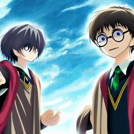 Prompt: “ harry potter anime, super detailed ”