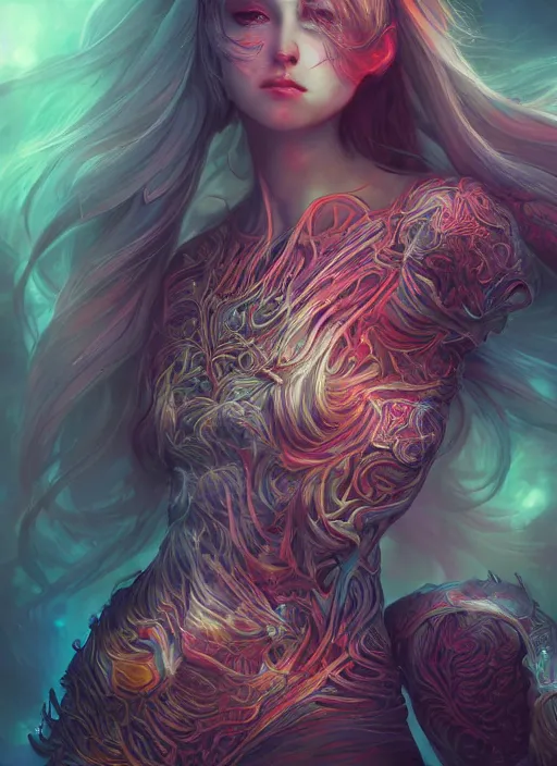 Image similar to dreamscape, female, ross tran, vivid colors, anatomical, highly detailed sculpture, intricate detailed, ommatidia, 8 k, cinematic atmosphere, post - processing