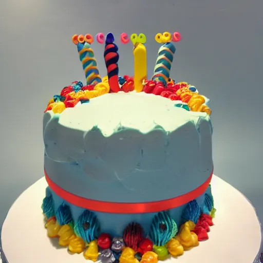 Image similar to a birthday cake with a hundred candles