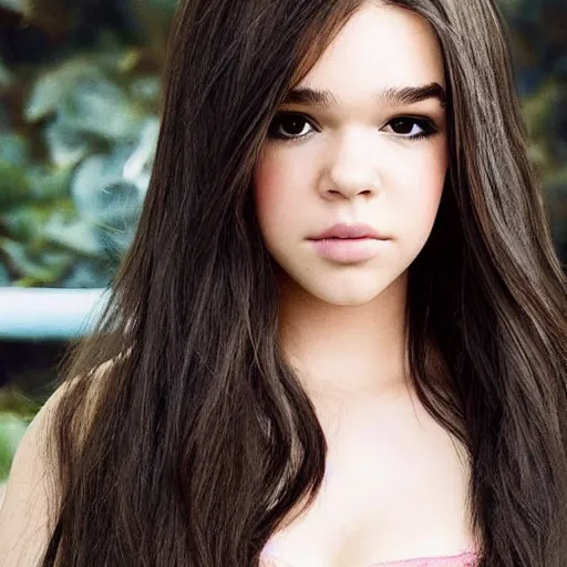 Prompt: Hailee Steinfeld anime girl