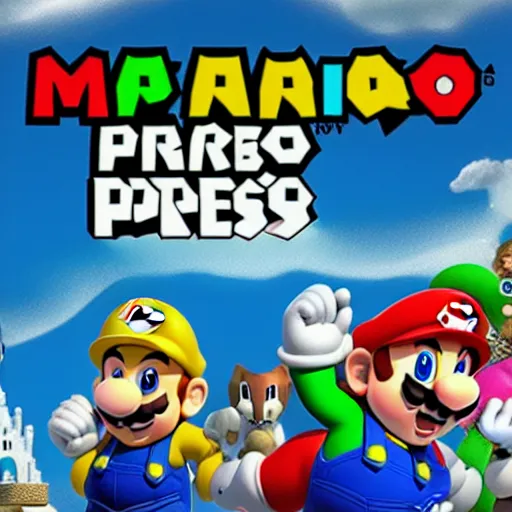 Image similar to super mario pros