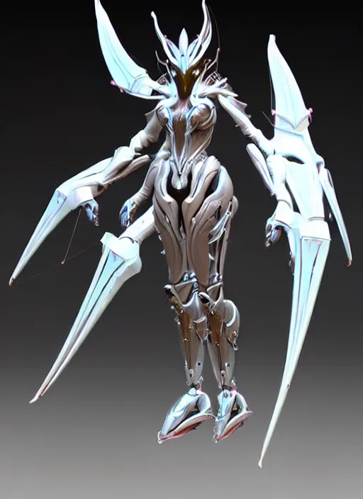 Image similar to extremely detailed goddess shot, front shot, low shot, of a beautiful saryn warframe, that's a giant beautiful stunning anthropomorphic robot female dragon with metal cat ears, posing elegantly, detailed sharp robot dragon paws for feet, thick smooth warframe legs, streamlined white armor, long elegant tail, two arms, two legs, long tail, detailed warframe fanart, destiny fanart, high quality digital art, giantess art, furry art, 3D realistic, warframe art, Destiny art, furaffinity, DeviantArt, artstation, 8k HD, octane render