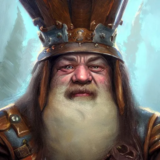 Prompt: a detailed portrait of a dwarf cleric, by justin gerard, digital art, realistic painting, dnd, character design, trending on artstation