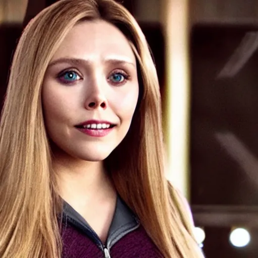 Image similar to elizabeth olsen as samus aran