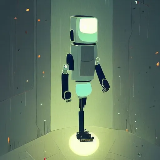 Image similar to sad robot by Pascal Campion