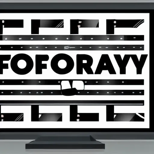 Prompt: Logo for a movie and series streaming site called Forplay, vector, 8k