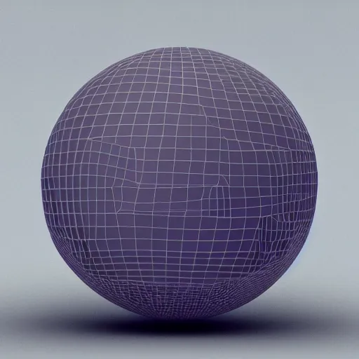 Prompt: 3 d render of a perfect sphere