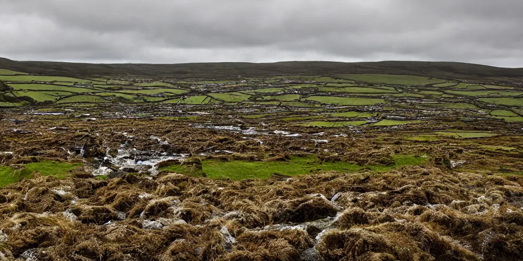 Prompt: welsh crappy weather