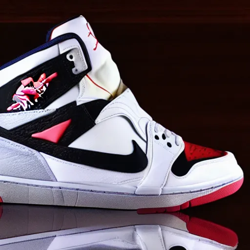 Prompt: Nike birthday cake air Jordan sneakers
