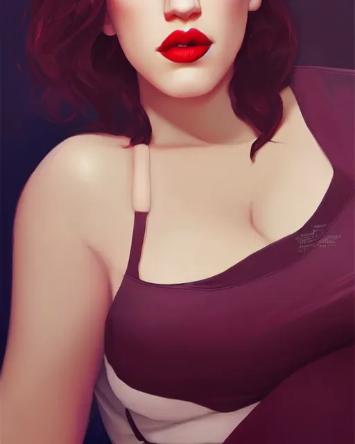 Prompt: kat dennings christina hendricks jennifer tilly, by wlop and ilya kuvshinov and artgerm, gorgeous beautiful, stunning, deviant