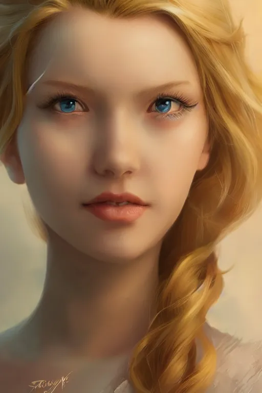 Image similar to a portrait of princess rosalina, made by stanley artgerm lau, wlop, rossdraws, artstation, cgsociety, concept art, cgsociety, octane render, trending on artstation, artstationhd, artstationhq, unreal engine, 4 k, 8 k,