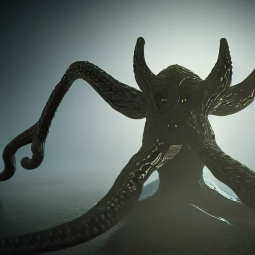 Prompt: a hydra with its heads being thumbsups 👍, cinematic, diffuse light, ultrarealistic