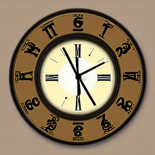 Image similar to clock arabic numerals