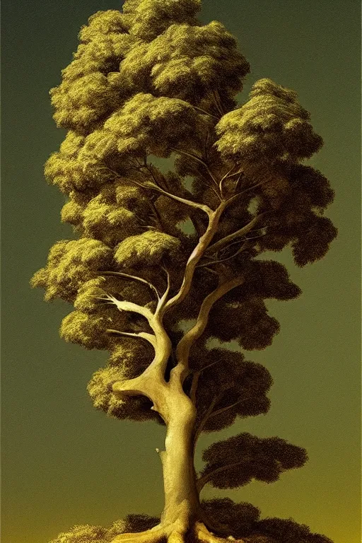 Prompt: a tree, art by goya, intricate, elegant, highly detailed, smooth, sharp focus, artstation