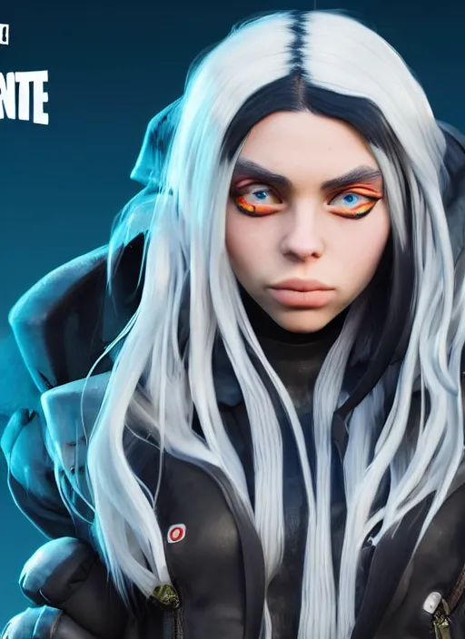 Image similar to Billie Eilish as a fortnite video game character, unreal engine render, 4k !dream Madison Beer as a video game character, digital art, unreal engine, unreal engine render, blender render, render, 4k, coherent