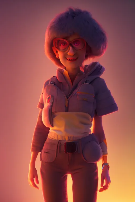 Image similar to olga buzova, ideal pixar character, volumetric lighting, epic composition, hyper detailed, ultra realistic, sharp focus, octane render, volumetric, ray tracing, artstation trending, inspired by tasteless tv shows, sense of awe, 4 k