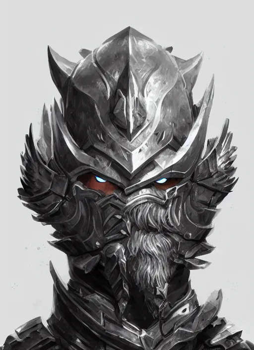 Image similar to a highly detailed illustration of furious rough bearded paladin wearing worn down silver armor, standing heroically gritting teeth battle pose, intricate, elegant, highly detailed, centered, digital painting, artstation, concept art, smooth, sharp focus, league of legends concept art, WLOP